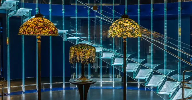 Spectacular Tiffany Lamps Light the Way: New-York Historical Society's Fourth Floor Renovation